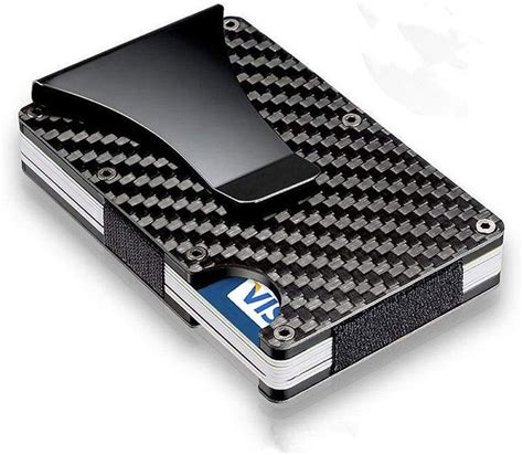 carbon fiber wallet rfid blocking credit card|carbon fiber wallet review.